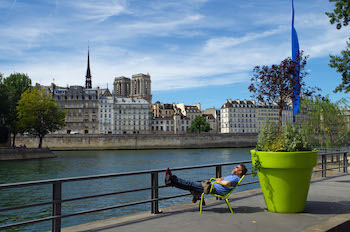 Foto grünes Paris
